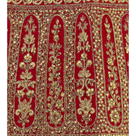 Laxmipati LH-096 Red Upada Silk Lehenga