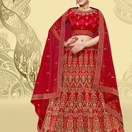 Laxmipati LH-098 Midnight Maroon Lehenga