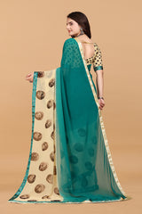 Laxmipati Meera 002 Georgette Firozi Saree