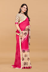 Laxmipati Meera 006 Georgette Pink Saree