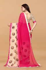 Laxmipati Meera 006 Georgette Pink Saree