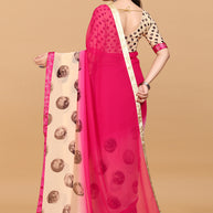 Laxmipati Meera 006 Georgette Pink Saree