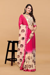 Laxmipati Meera 006 Georgette Pink Saree