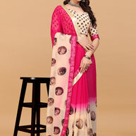 Laxmipati Meera 006 Georgette Pink Saree