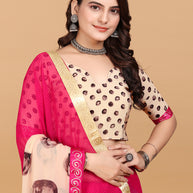 Laxmipati Meera 006 Georgette Pink Saree