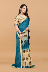 Laxmipati Meera 007 Georgette Blue Saree