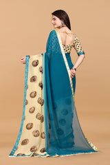 Laxmipati Meera 007 Georgette Blue Saree