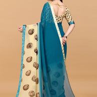 Laxmipati Meera 007 Georgette Blue Saree