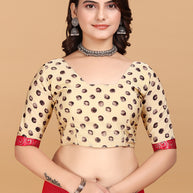 Laxmipati Meera 008 Georgette Red Saree