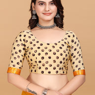 Laxmipati Meera 009 Georgette Yellow Saree