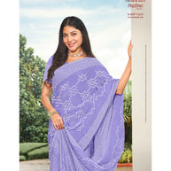 Laxmipati Niharika N-2007 Chiffon Purple Saree