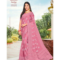 Laxmipati Niharika N-2012 Chiffon Pink Saree