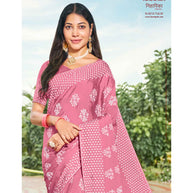 Laxmipati Niharika N-2012 Chiffon Pink Saree