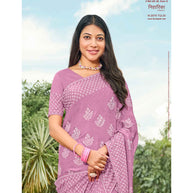Laxmipati Niharika N-2015 Chiffon Magenta Saree