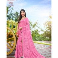 Laxmipati Adita N-2024 Chiffon Brasso Pink Saree