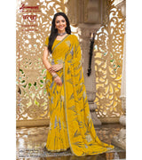 Laxmipati Barkha N-2039 Georgette Turmeric Color Saree