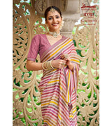 Laxmipati Barkha N-2044 Sparkle Chiffon Multicolor Saree