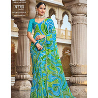 Laxmipati Barkha N-2047 Sparkle Chiffon Multicolor Saree