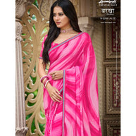Laxmipati Barkha N-2056 Georgette Baby Pink Saree