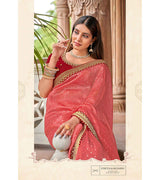 Laxmipati Apsara N-2062 Zari Silk Pink Saree