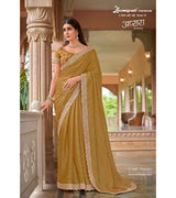 Laxmipati Apsara N-2066 Zari Silk Mustard Saree