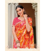 Laxmipati Apsara N-2070 Chiffon Multicolor Saree