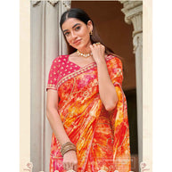 Laxmipati Apsara N-2070 Chiffon Multicolor Saree