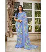 Laxmipati Indu N-2075 Georgette Multicolor Saree