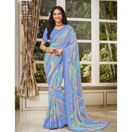 Laxmipati Indu N-2075 Georgette Multicolor Saree