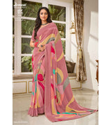 Laxmipati Indu N-2076 Georgette Multicolor Saree