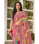 Laxmipati Indu N-2076 Georgette Multicolor Saree