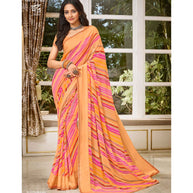 Laxmipati Indu N-2078 Georgette Multicolor Saree