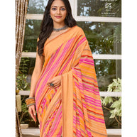 Laxmipati Indu N-2078 Georgette Multicolor Saree