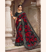 Laxmipati Mastani N-2085 Chiffon Black Saree