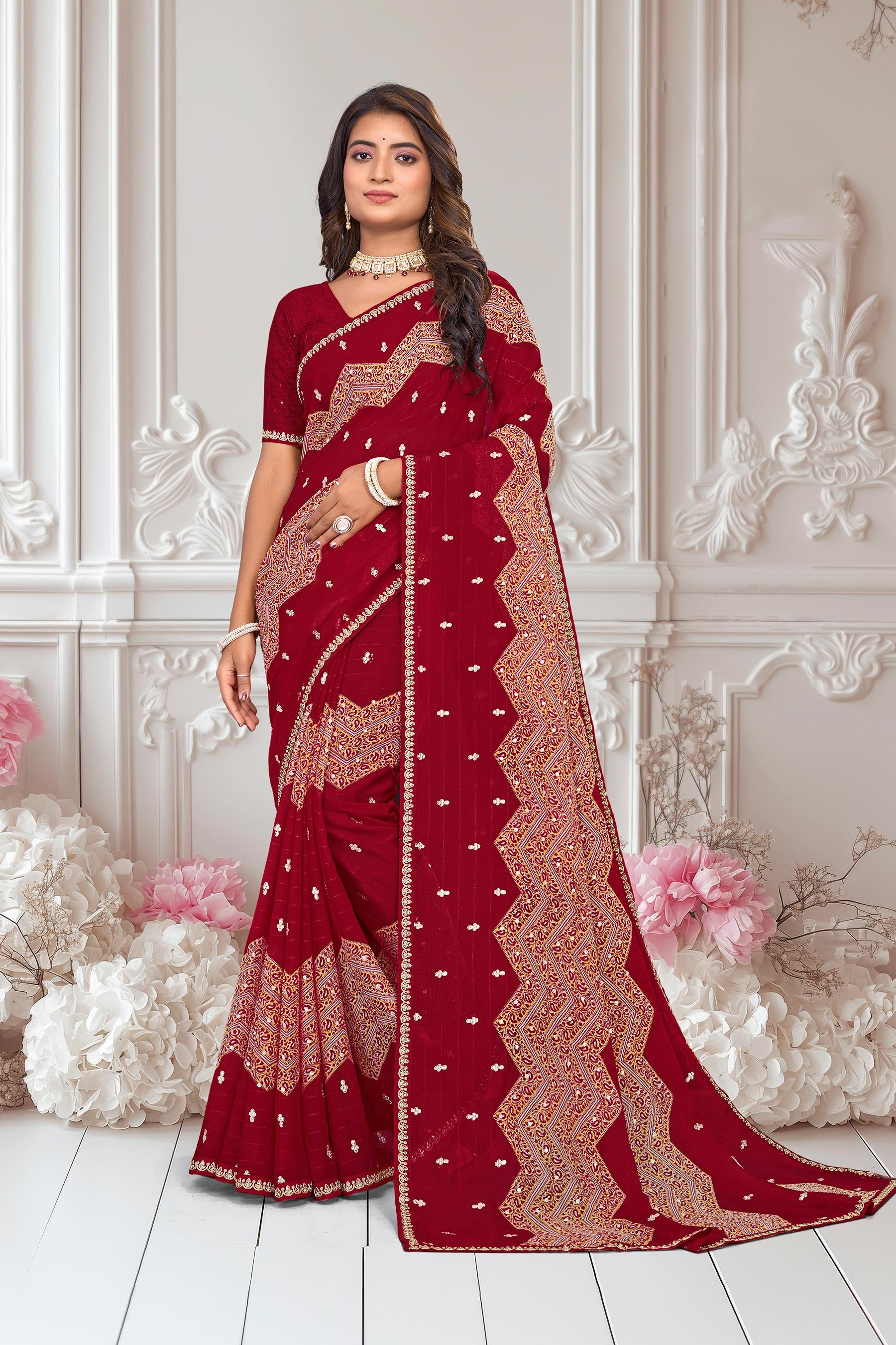 Chiffon saree