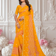 Yellow saree​