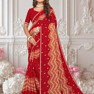 Red saree