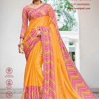 Laxmipati Diwani N-2131 Chiffon Multicolor Saree