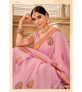 Laxmipati Chulbuli N-2151 Silk Pink Saree