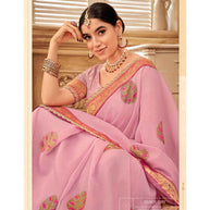 Laxmipati Chulbuli N-2151 Silk Pink Saree