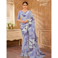 Laxmipati Chulbuli N-2153 Georgette Blue Saree