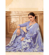 Laxmipati Chulbuli N-2153 Georgette Blue Saree