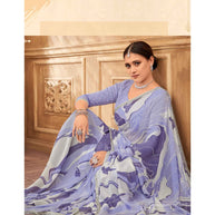 Laxmipati Chulbuli N-2153 Georgette Blue Saree
