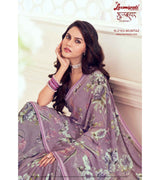 Laxmipati Gulbhar N-2163 Georgette Purple Saree