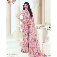 Laxmipati Gulbhar N-2165 Georgette Pink Saree