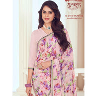 Laxmipati Gulbhar N-2165 Georgette Pink Saree
