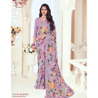 Laxmipati Gulbhar N-2167 Georgette Purple Saree