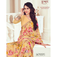Laxmipati Gulbhar N-2169 Georgette Orange Saree