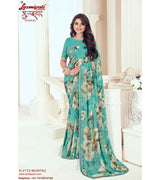 Laxmipati Gulbhar N-2172 Georgette Multicolor Saree