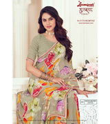 Laxmipati Gulbhar N-2173 Georgette Beige Saree